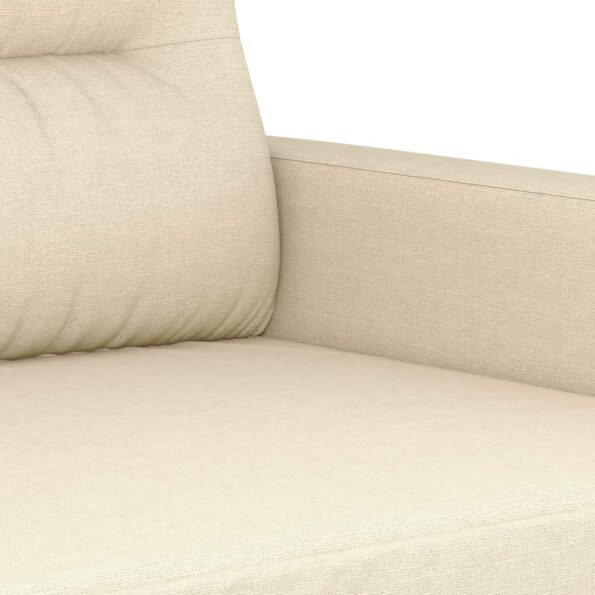 vidaXL Jednomiestna pohovka, krémová 60 cm, látka – Obrázok 6