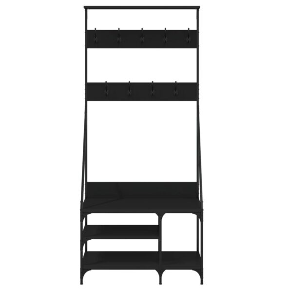 VXL8721012196445_g_en_hd_2.jpg vidaXL Vešiak na šaty s botníkom čierny 80x40x184 cm – Obrázok 4