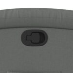 vidaXL Sklápacie kreslo tmavosivé látkové – Obrázok 9