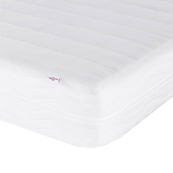 vidaXL Posteľ s matracom Dover tmavozelený 200x200 cm zamat – Obrázok 7