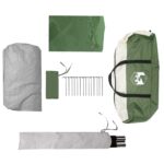 vidaXL Rodinný stan tipi 8 osôb zelený vodeodolný – Obrázok 11