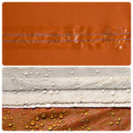 vidaXL Kempingová plachta sivo-oranžová 360x294 cm vodotesná – Obrázok 8