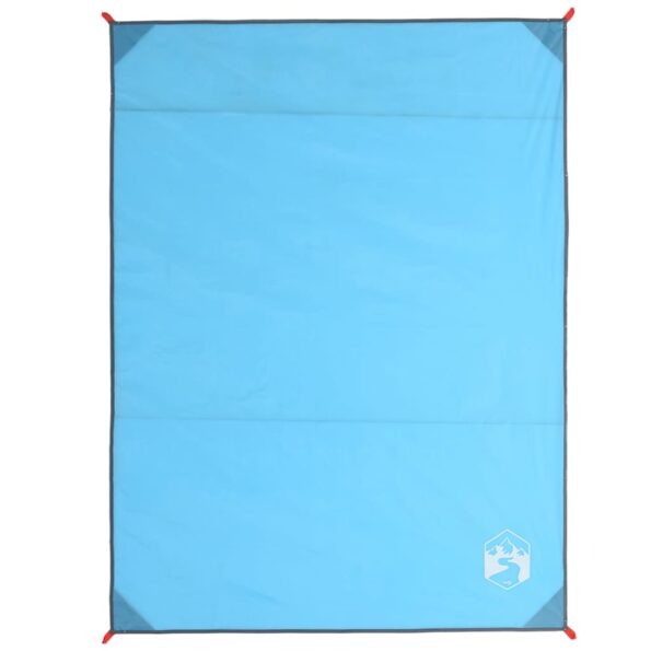 vidaXL Pikniková deka s kolíkmi modrá 205x155 cm – Obrázok 2