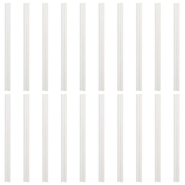 vidaXL Záhradné tieniace fólie 10 ks bledosivé 252,5x19 m PVC – Obrázok 5