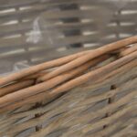 vidaXL Balkónové kvetináče 2 ks 40 cm prútené s PE vyložením – Obrázok 2
