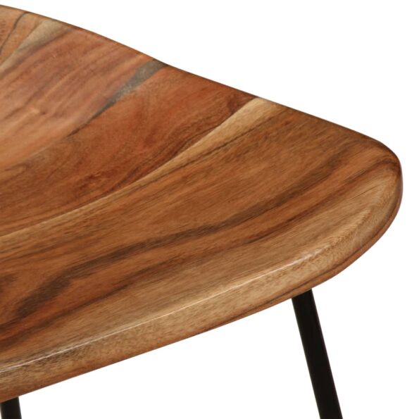 vidaXL Barové stoličky 2 ks, akáciový masív – Obrázok 5