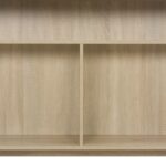 vidaXL Barový stôl s 2 vrchnými doskami dubová farba 130x40x120 cm – Obrázok 10