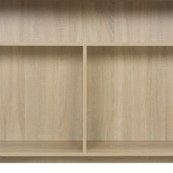 vidaXL Barový stôl s 2 vrchnými doskami dubová farba 130x40x120 cm – Obrázok 10