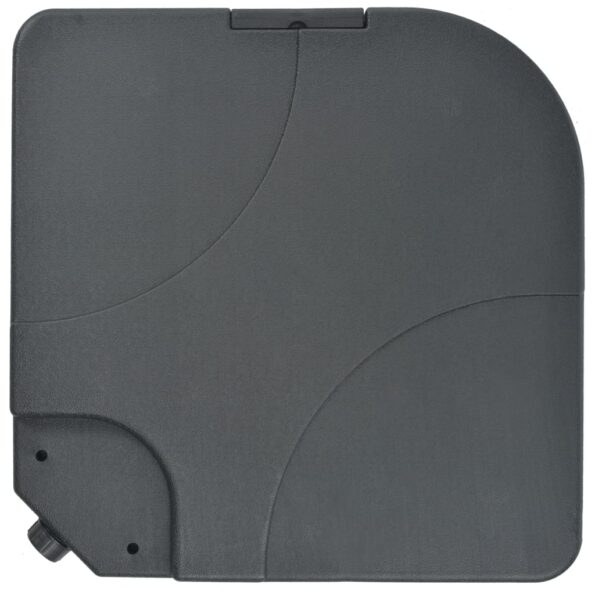 Prenosný stojan na slnečník, náplň piesok/voda 60 l – Obrázok 2