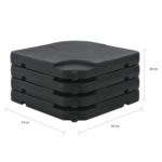 Prenosný stojan na slnečník, náplň piesok/voda 60 l – Obrázok 6