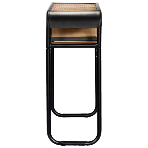 vidaXL Prístavný stolík 118x30x75 cm masívne mangovníkové drevo – Obrázok 4