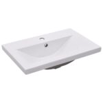 vidaXL Vstavané umývadlo 61x39,5x18,5 cm, keramika, biele – Obrázok 2