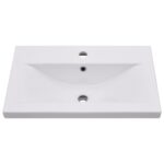 vidaXL Vstavané umývadlo 61x39,5x18,5 cm, keramika, biele – Obrázok 3