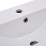 vidaXL Vstavané umývadlo 61x39,5x18,5 cm, keramika, biele – Obrázok 5