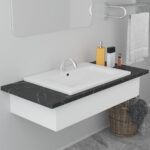 vidaXL Vstavané umývadlo 61x39,5x18,5 cm, keramika, biele