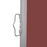 vidaXL Zaťahovacia bočná markíza, hnedá 120x600 cm – Obrázok 6