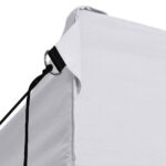 vidaXL Profesionálny skladací párty stan+4 steny 280x410x315 cm, oceľ, biely – Obrázok 6