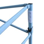 vidaXL Profesionálny skladací párty stan+4 steny 280x410x315 cm, oceľ, biely – Obrázok 7