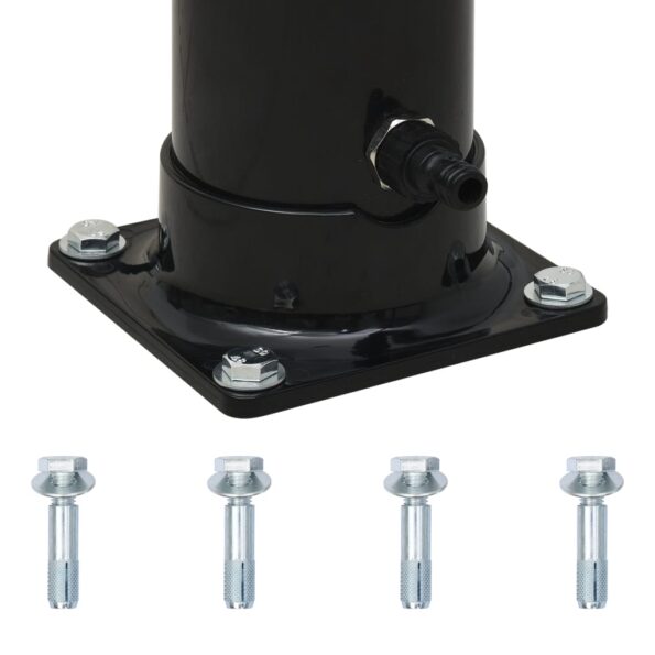 vidaXL Solárna sprcha čierna 214 cm 20 l – Obrázok 7