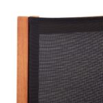 vidaXL Záhradné kreslo čierne eukalyptový masív a textilén – Obrázok 6