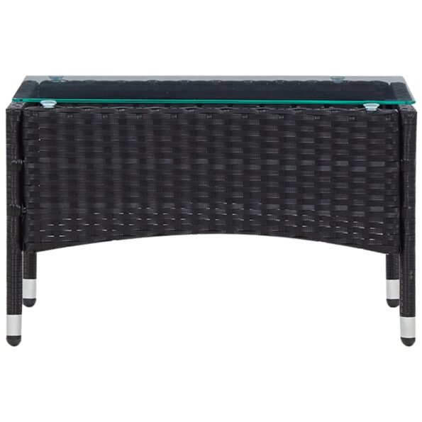 vidaXL 5-dielna záhradná sedacia súprava s vankúšmi polyratan čierna – Obrázok 12