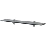 vidaXL Nástenná polička 2 ks sklo 60x20 cm 8 mm – Obrázok 2