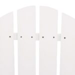 vidaXL Záhradné stoličky Adirondack+stolík, jedľový masív, biele – Obrázok 5