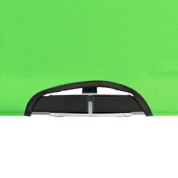 vidaXL Skladacie ležadlo pre dve osoby zelené oceľové – Obrázok 5