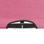 vidaXL Skladacie ležadlo pre dve osoby ružové oceľové – Obrázok 5