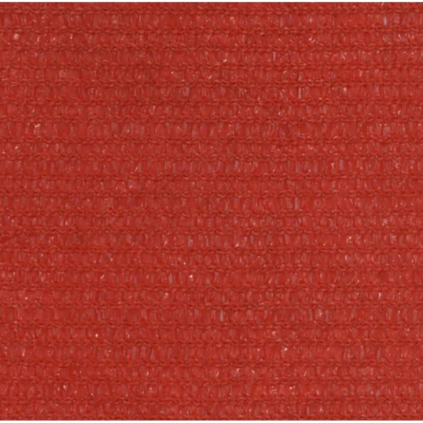 vidaXL Tieniaca plachta 160 g/m², červená 2,5x2,5 m, HDPE – Obrázok 2