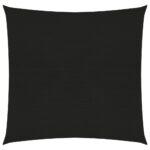 vidaXL Tieniaca plachta 160 g/m², čierna 2x2 m, HDPE