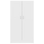 vidaXL Knižnica, biela 82,5x30,5x150 cm, kompozitné drevo – Obrázok 6