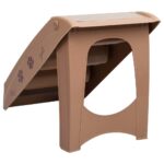 vidaXL Skladacie schody pre psa hnedé 62x40x49,5 cm – Obrázok 5