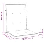 vidaXL Podložky na záhradné stoličky, nízke operadlo 2 ks 100x50x3 cm – Obrázok 9
