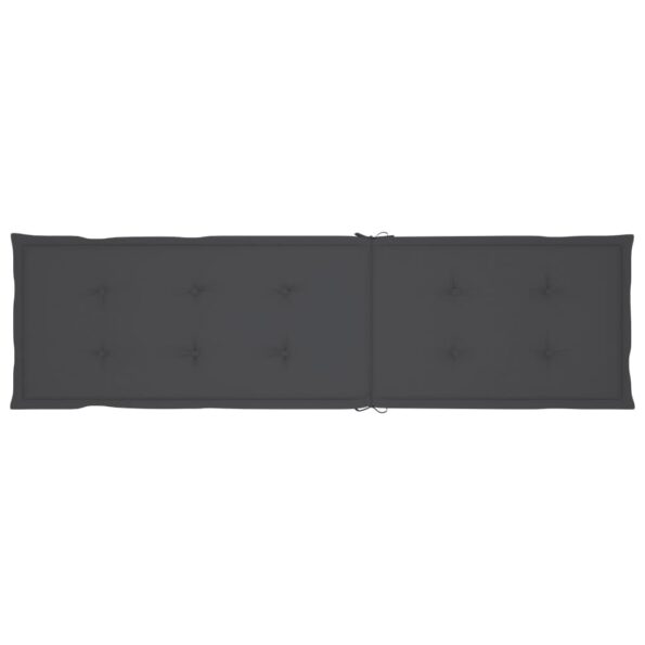 vidaXL Podložka na kreslo na terasu, antracitová (75+105)x50x3 cm – Obrázok 6