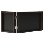 vidaXL Trojitý fotorámik kolážový tmavohnedý 28x18 cm+2x(13x18 cm) – Obrázok 3