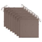 vidaXL Skladacie vonkajšie stoličky 8 ks s podložkami akáciový masív – Obrázok 5