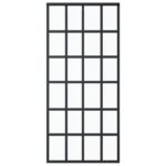 vidaXL Posuvné dvere s kovaním ESG sklo a hliník 90x205 cm – Obrázok 4