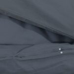 vidaXL Súprava obliečok antracitová 200x220 cm ľahké mikrovlákno – Obrázok 8
