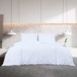 vidaXL Súprava obliečok biela 135x200 cm ľahké mikrovlákno – Obrázok 3