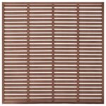 vidaXL Lamelový plot, WPC 180x180 cm, hnedý – Obrázok 2