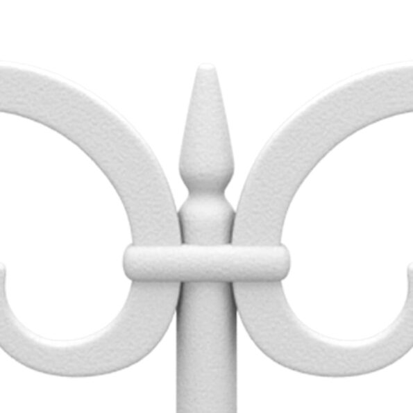 vidaXL Obruba trávnika 17 ks biela 10 m PP – Obrázok 5