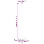 vidaXL Zaťahovacia bočná markíza čierna 220x1000 cm – Obrázok 9