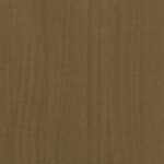 vidaXL Komoda medovo-hnedá 70x33x76 cm masívne borovicové drevo – Obrázok 5