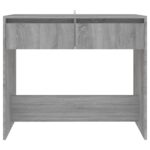 vidaXL Konzolový stolík, sivá sonoma 89x41x76,5 cm, kompozitné drevo – Obrázok 5