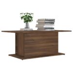 vidaXL Konferenčný stolík, hnedý dub 102x55,5x40 cm, kompozitné drevo – Obrázok 3