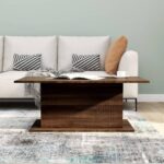 vidaXL Konferenčný stolík, hnedý dub 102x55,5x40 cm, kompozitné drevo – Obrázok 4