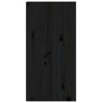 vidaXL Nástenné skrinky 2 ks čierne 30x30x60 cm masívna borovica – Obrázok 8
