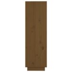 vidaXL Komoda medovo-hnedá 37x34x110 cm masívna borovica – Obrázok 6