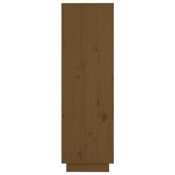 vidaXL Komoda medovo-hnedá 37x34x110 cm masívna borovica – Obrázok 6